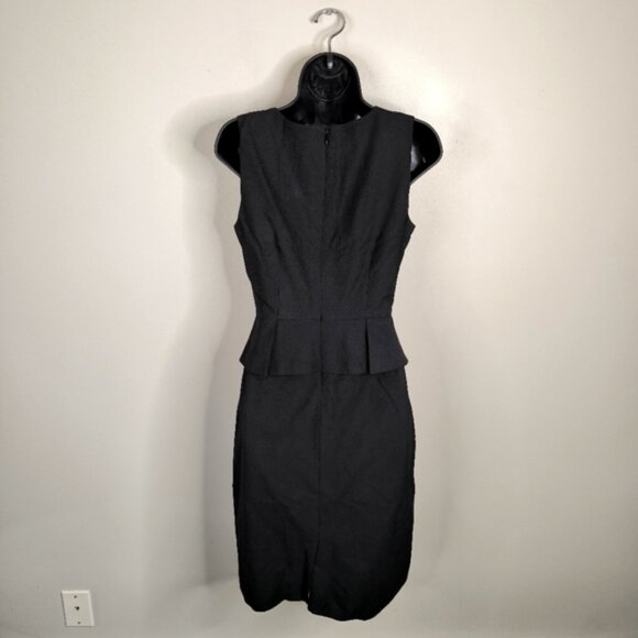 J. Crew Timeless Peplum Preppy Old Money Evening Glam Chic Dress 2 - Picture 3 of 9